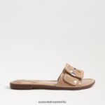 Sam Edelman Gaige Slide-Sandale Frauen Mandel Schuhwerk 2P8JNV29 - Image 2