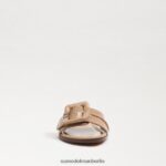 Sam Edelman Gaige Slide-Sandale Frauen Mandel Schuhwerk 2P8JNV29 - Image 3