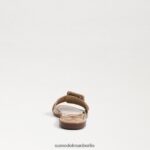 Sam Edelman Gaige Slide-Sandale Frauen Mandel Schuhwerk 2P8JNV29 - Image 5