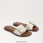 Sam Edelman Gaige Slide-Sandale Frauen modernes Elfenbein Schuhwerk 2P8JNV24
