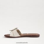 Sam Edelman Gaige Slide-Sandale Frauen modernes Elfenbein Schuhwerk 2P8JNV24 - Image 4