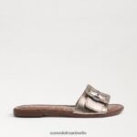 Sam Edelman Gaige Slide-Sandale Frauen Zinn Schuhwerk 2P8JNV27 - Image 2