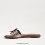 Sam Edelman Gaige Slide-Sandale Frauen Zinn Schuhwerk 2P8JNV27 - Image 4