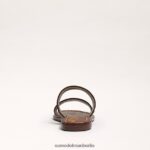 Sam Edelman Gala-Slide-Sandale Frauen Kaffee Schuhwerk 2P8JNV253 - Image 5