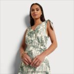 Sam Edelman geblümtes Minikleid Frauen grün multi Bekleidung 2P8JNV1088 - Image 3
