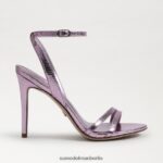 Sam Edelman Gemmie-Knöchelriemenabsatz Frauen lila Quarz Schuhwerk 2P8JNV671 - Image 2
