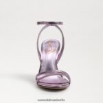 Sam Edelman Gemmie-Knöchelriemenabsatz Frauen lila Quarz Schuhwerk 2P8JNV671 - Image 3