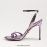 Sam Edelman Gemmie-Knöchelriemenabsatz Frauen lila Quarz Schuhwerk 2P8JNV671 - Image 4