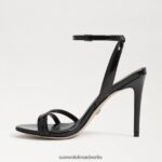 Sam Edelman Gemmie-Knöchelriemenabsatz Frauen schwarzes Lackleder Schuhwerk 2P8JNV672 - Image 4