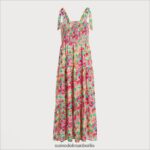 Sam Edelman Gesmoktes Midikleid mit Blumenmuster Frauen rosa multi Bekleidung 2P8JNV1078 - Image 5