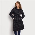 Sam Edelman Gesteppter Trenchcoat mit Kunstpelzfutter Frauen Schwarz Bekleidung 2P8JNV1279 - Image 3