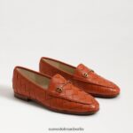 Sam Edelman Gewebter Loafer „Loraine“. Frauen Canyon-Orange Schuhwerk 2P8JNV515