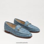 Sam Edelman Gewebter Loafer „Loraine“. Frauen Espenhimmel Schuhwerk 2P8JNV514