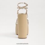 Sam Edelman Gia-Plateau-Absatz Frauen Gold Blatt Schuhwerk 2P8JNV697 - Image 5