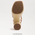 Sam Edelman Gia-Plateau-Absatz Frauen Natursand Schuhwerk 2P8JNV699 - Image 6