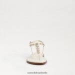 Sam Edelman Gigi Pearl Zehenstegsandale Frauen Porzellan Schuhwerk 2P8JNV555 - Image 3
