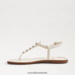 Sam Edelman Gigi Pearl Zehenstegsandale Frauen Porzellan Schuhwerk 2P8JNV555 - Image 4