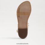 Sam Edelman Gigi Pearl Zehenstegsandale Frauen Porzellan Schuhwerk 2P8JNV555 - Image 6