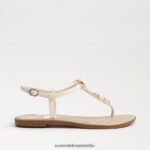 Sam Edelman Gigi Retro-Zehensandale Frauen modernes Elfenbein Schuhwerk 2P8JNV496 - Image 2