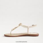 Sam Edelman Gigi Retro-Zehensandale Frauen modernes Elfenbein Schuhwerk 2P8JNV496 - Image 4