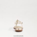 Sam Edelman Gigi Retro-Zehensandale Frauen modernes Elfenbein Schuhwerk 2P8JNV496 - Image 5