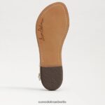Sam Edelman Gigi Retro-Zehensandale Frauen modernes Elfenbein Schuhwerk 2P8JNV496 - Image 6