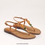 Sam Edelman Gigi Retro-Zehensandale Frauen natürlich Schuhwerk 2P8JNV495