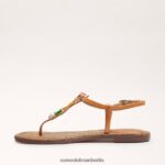 Sam Edelman Gigi Retro-Zehensandale Frauen natürlich Schuhwerk 2P8JNV495 - Image 4