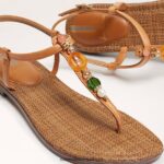 Sam Edelman Gigi Retro-Zehensandale Frauen natürlich Schuhwerk 2P8JNV495 - Image 7