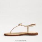 Sam Edelman Gigi Signet Zehenstegsandale Frauen modernes Elfenbein Schuhwerk 2P8JNV558 - Image 4