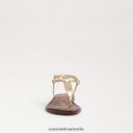 Sam Edelman Gigi-Zehensandale Frauen Bernstein Gold Schuhwerk 2P8JNV231 - Image 3
