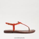 Sam Edelman Gigi-Zehensandale Frauen Orangenmohn Schuhwerk 2P8JNV225 - Image 2