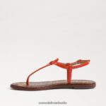 Sam Edelman Gigi-Zehensandale Frauen Orangenmohn Schuhwerk 2P8JNV225 - Image 4