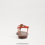 Sam Edelman Gigi-Zehensandale Frauen Orangenmohn Schuhwerk 2P8JNV225 - Image 5