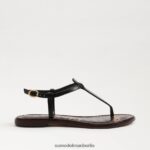 Sam Edelman Gigi-Zehensandale Frauen schwarzes Leder Schuhwerk 2P8JNV227 - Image 2
