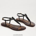 Sam Edelman Gigi-Zehensandale Frauen schwarzes Leder Schuhwerk 2P8JNV227 - Image 7