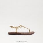 Sam Edelman Gigi-Zehensandale Kinder Bernstein Gold Schuhwerk 2P8JNV959 - Image 2