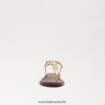 Sam Edelman Gigi-Zehensandale Kinder Bernstein Gold Schuhwerk 2P8JNV959 - Image 3