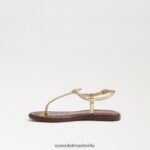 Sam Edelman Gigi-Zehensandale Kinder Bernstein Gold Schuhwerk 2P8JNV959 - Image 4