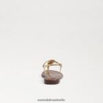 Sam Edelman Gigi-Zehensandale Kinder Bernstein Gold Schuhwerk 2P8JNV959 - Image 5