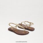 Sam Edelman Gigi-Zehensandale Kinder Bernstein Gold Schuhwerk 2P8JNV959 - Image 7