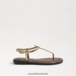 Sam Edelman Gigi-Zehensandale Kinder Goldboa-Metallic Schuhwerk 2P8JNV936 - Image 2