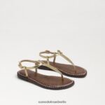 Sam Edelman Gigi-Zehensandale Kinder Goldboa-Metallic Schuhwerk 2P8JNV936