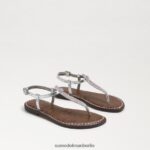 Sam Edelman Gigi-Zehensandale Kinder lila/silberner Glitzer Schuhwerk 2P8JNV960