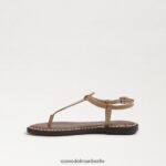 Sam Edelman Gigi-Zehensandale Kinder Mandelpatent Schuhwerk 2P8JNV962 - Image 4
