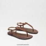 Sam Edelman Gigi-Zehensandale Kinder Sattelleder Schuhwerk 2P8JNV940