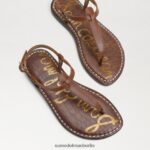 Sam Edelman Gigi-Zehensandale Kinder Sattelleder Schuhwerk 2P8JNV940 - Image 7