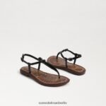 Sam Edelman Gigi-Zehensandale Kinder Schwarz Schuhwerk 2P8JNV963 - Image 7