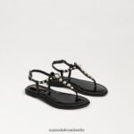Sam Edelman Gigi-Zehensandale Kinder Schwarz Schuhwerk 2P8JNV966