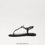 Sam Edelman Gigi-Zehensandale Kinder Schwarz Schuhwerk 2P8JNV966 - Image 4